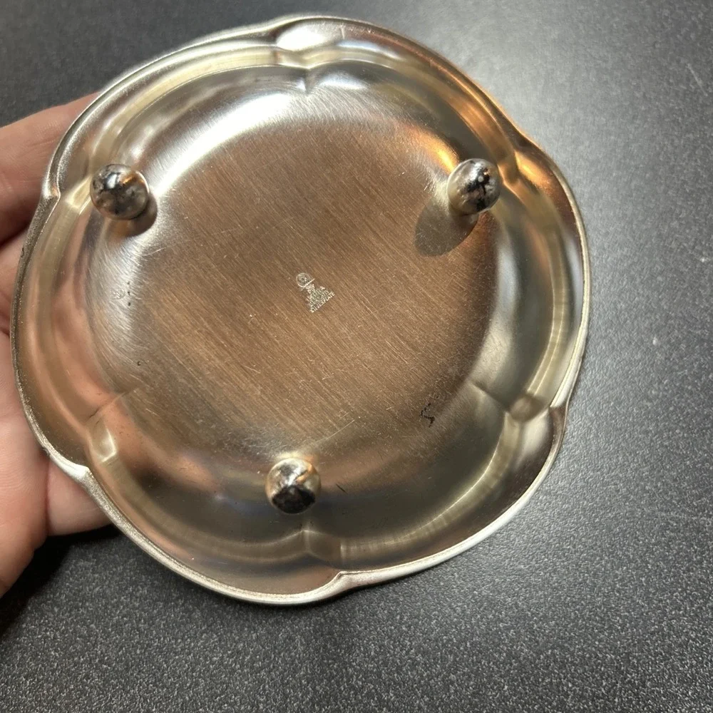 70s WMF‎ Germany IKORA Silver Plated Footed Dish, 5